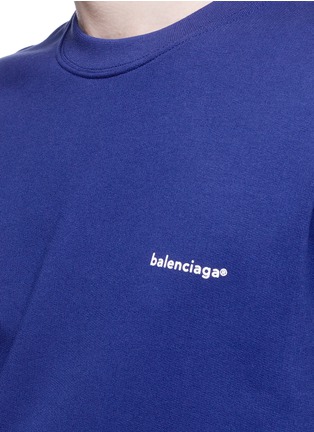 Detail View - Click To Enlarge - BALENCIAGA - Logo print sweatshirt