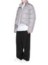 Figure View - Click To Enlarge - BALENCIAGA - Curved hem down puffer jacket