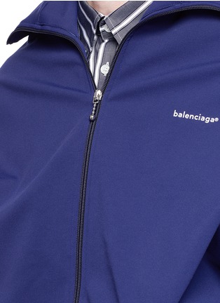 Detail View - Click To Enlarge - BALENCIAGA - Logo print track jacket