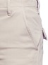 Detail View - Click To Enlarge - BALENCIAGA - Drawstring cuff twill pants