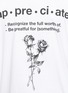 Detail View - Click To Enlarge - MAGIC STICK - 'Appreciate' rose print T-shirt