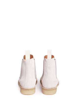 Back View - Click To Enlarge - COMMON PROJECTS - Suede Chelsea ankle boots