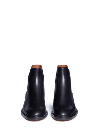 Front View - Click To Enlarge - COMMON PROJECTS - Leather Chelsea ankle boots