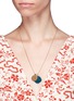 Figure View - Click To Enlarge - ISABEL MARANT ÉTOILE - 'Featuring' double enamel disc pendant necklace