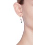 Figure View - Click To Enlarge - ISABEL MARANT ÉTOILE - 'Perky' small beaded hoop earrings