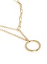 Detail View - Click To Enlarge - ISABEL MARANT ÉTOILE - 'Nirvana' asymmetric chain hoop pendant necklace
