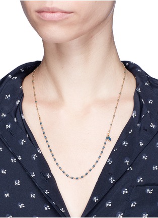 Figure View - Click To Enlarge - ISABEL MARANT ÉTOILE - 'Casablanca' enamel beaded necklace