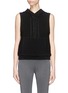 Main View - Click To Enlarge - ALALA - Lace-up sleeveless hoodie
