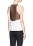 Back View - Click To Enlarge - ALALA - 'Pace' mesh panel performance tank top