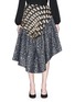 Main View - Click To Enlarge - ANAÏS JOURDEN - Asymmetric confetti fil coupé and leopard jacquard skirt