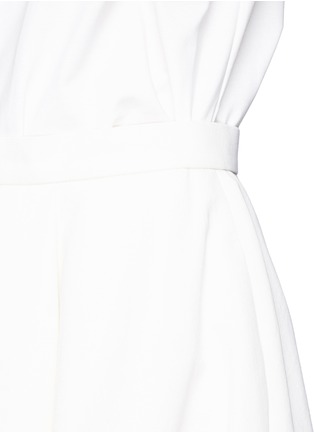 Detail View - Click To Enlarge - ENFÖLD - Pleated wrap skirt jersey dress