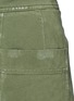 Detail View - Click To Enlarge - JAMES PERSE - Distressed twill cropped drawstring waist pants