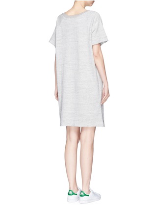 Back View - Click To Enlarge - JAMES PERSE - Garment dyed cotton T-shirt dress