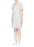 Front View - Click To Enlarge - JAMES PERSE - Garment dyed cotton T-shirt dress