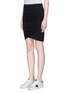 Front View - Click To Enlarge - JAMES PERSE - Ruched wrap skirt