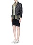 Figure View - Click To Enlarge - JAMES PERSE - Ruched wrap skirt