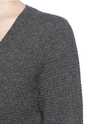 Detail View - Click To Enlarge - JAMES PERSE - Cashmere thermal stitch knit sweater