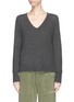 Main View - Click To Enlarge - JAMES PERSE - Cashmere thermal stitch knit sweater