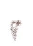 Detail View - Click To Enlarge - FERRARI FIRENZE - 'Sole' diamond sapphire 18k white gold earrings