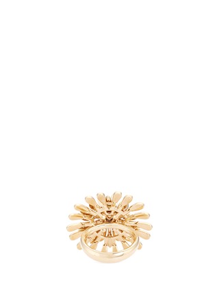 Figure View - Click To Enlarge - FERRARI FIRENZE - 'Sole' diamond 18k yellow gold floral ring