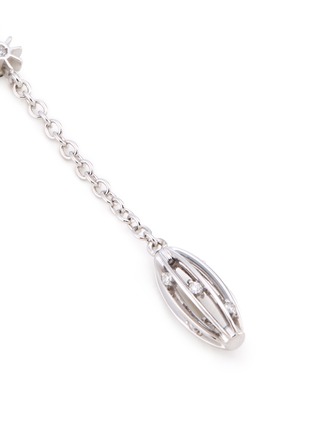 Detail View - Click To Enlarge - FERRARI FIRENZE - 'Mademoiselle' diamond 18k white gold drop earrings