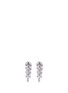 Main View - Click To Enlarge - FERRARI FIRENZE - 'Spiga' diamond 18k white gold vine earrings
