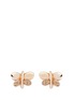 Main View - Click To Enlarge - FERRARI FIRENZE - 'Farfalle' diamond butterfly 18k rose gold earrings