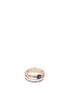 Main View - Click To Enlarge - FERRARI FIRENZE - 'Dune' diamond sapphire three row ring