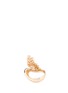 Figure View - Click To Enlarge - FERRARI FIRENZE - 'Arya' diamond 18k rose gold vine ring