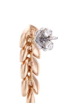Detail View - Click To Enlarge - FERRARI FIRENZE - 'Spiga' diamond 18k rose gold vine earrings