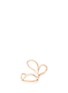 Figure View - Click To Enlarge - FERRARI FIRENZE - 'Nastro' 18k rose gold cutout heart sculptural ring