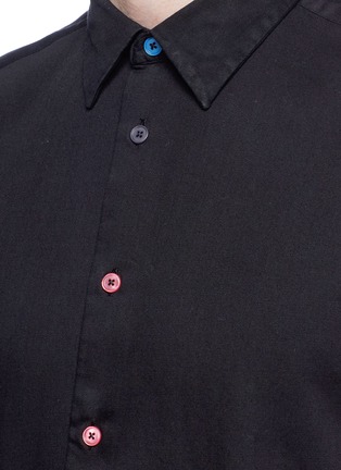Detail View - Click To Enlarge - PS PAUL SMITH - Contrast button twill shirt