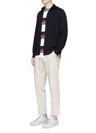 Figure View - Click To Enlarge - PS PAUL SMITH - Contrast button twill shirt