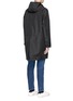 Back View - Click To Enlarge - PS PAUL SMITH - Waterproof fishtail hem parka