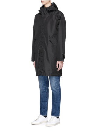 Front View - Click To Enlarge - PS PAUL SMITH - Waterproof fishtail hem parka
