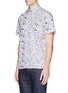 Front View - Click To Enlarge - PS PAUL SMITH - Mixed floral print short sleeve shirt