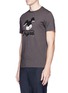 Front View - Click To Enlarge - PS PAUL SMITH - Rabbit print T-shirt