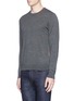 Front View - Click To Enlarge - PS PAUL SMITH - Colourblock stripe seam sweater