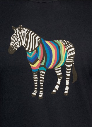 Detail View - Click To Enlarge - PS PAUL SMITH - Zebra print T-shirt