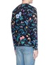 Back View - Click To Enlarge - PS PAUL SMITH - Floral print sweatshirt