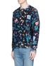 Front View - Click To Enlarge - PS PAUL SMITH - Floral print sweatshirt