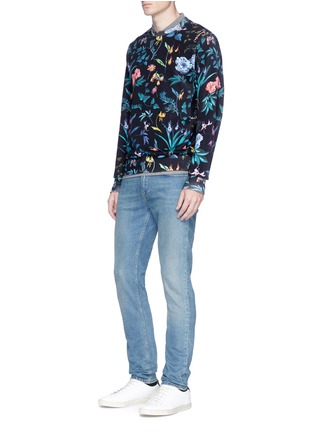 Figure View - Click To Enlarge - PS PAUL SMITH - Floral print sweatshirt