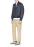 Figure View - Click To Enlarge - PS PAUL SMITH - Stripe nylon bomber jacket
