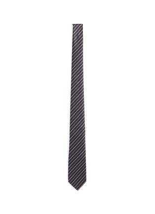 Main View - Click To Enlarge - LANVIN - Chalk stripe jacquard silk tie
