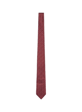 Main View - Click To Enlarge - LANVIN - Triangle jacquard silk tie