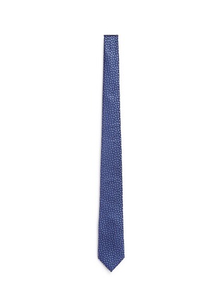 Main View - Click To Enlarge - LANVIN - Triangle jacquard silk tie