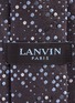 Detail View - Click To Enlarge - LANVIN - Dot jacquard silk tie