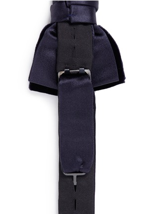 Detail View - Click To Enlarge - LANVIN - Silk satin bow tie