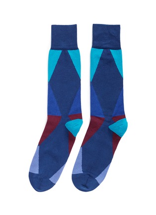 Main View - Click To Enlarge - PAUL SMITH - 'Geometric Triangle' socks