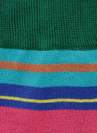 Detail View - Click To Enlarge - PAUL SMITH - 'Halentoe' stripe socks
